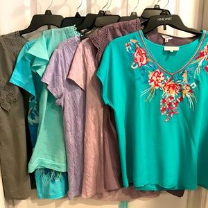 Women’s Lot of 7 Tops Sonoma, Vera Wang & More Size Medium